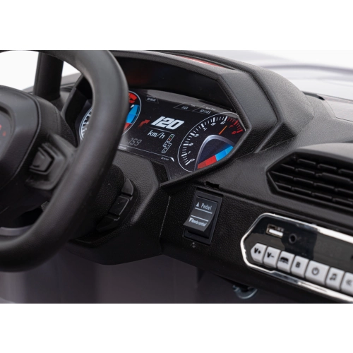 Buggy Racing 5 pojazd 2x200W szary na akumulator JS3168.SZA